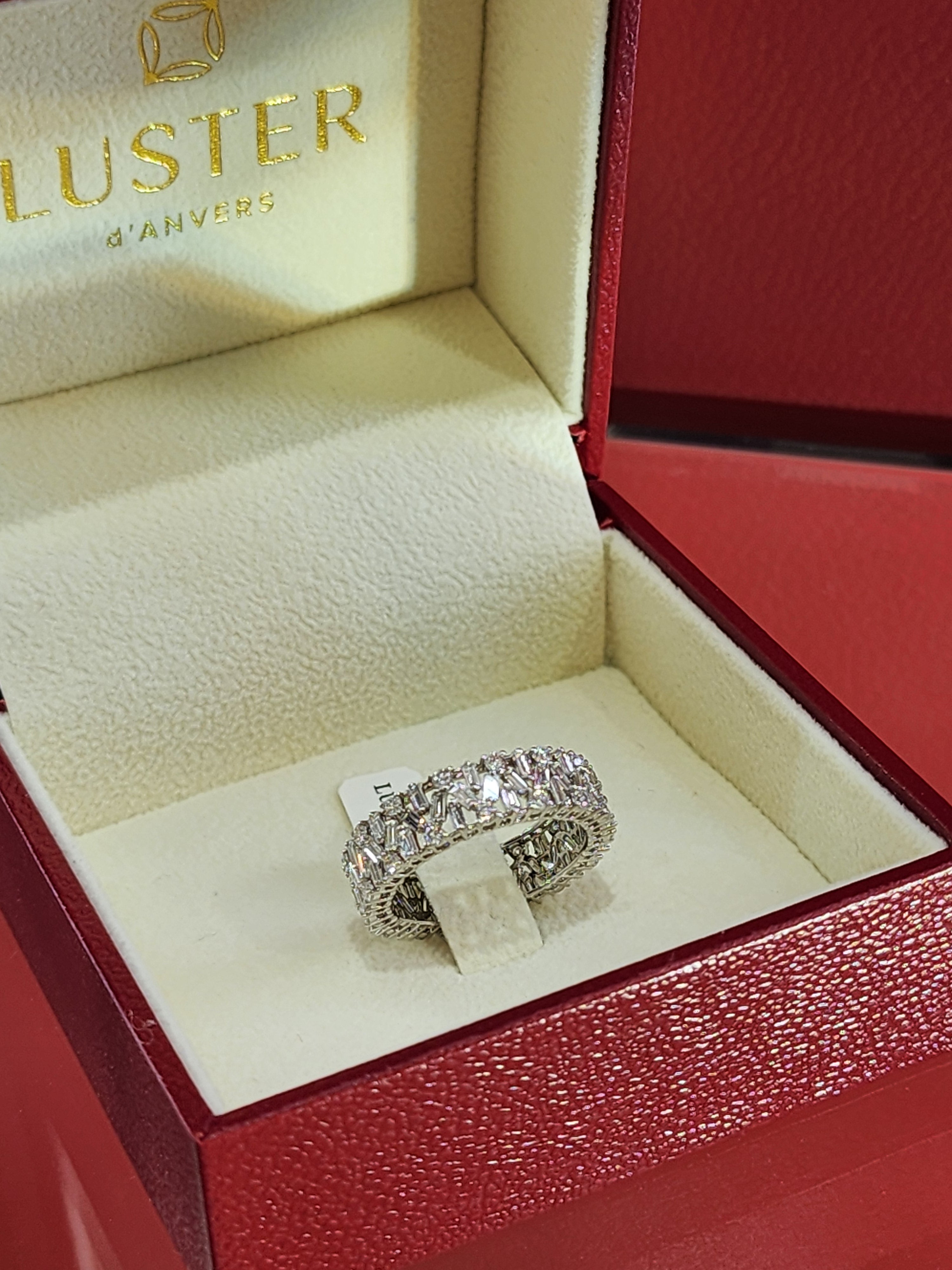 14K white Gold Multi-Shape Lab-Grown Diamond Ring – 2.01 CT