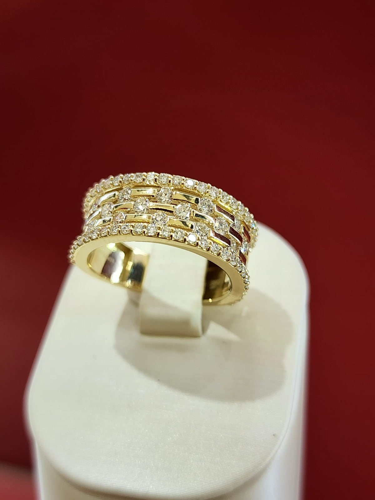 14K Yellow Gold Round Cut Lab-Grown Diamond Ring – 1.41 CT