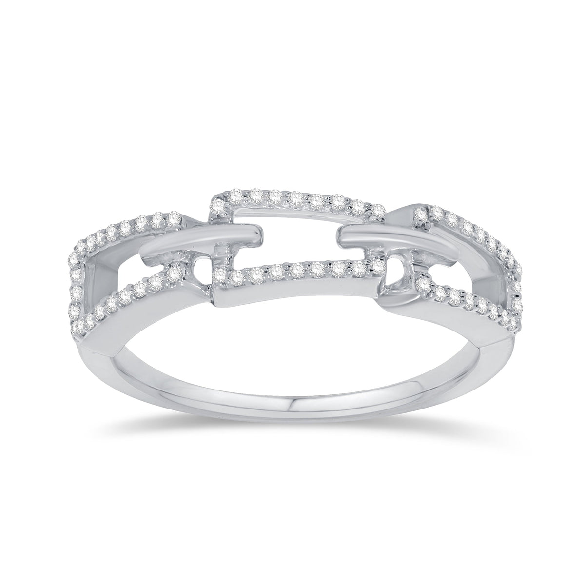 14K White Gold Lab-Grown Round Cut Diamond Ring, 0.19 CT, fine jewellery by Luster d'Anvers, Antwerp