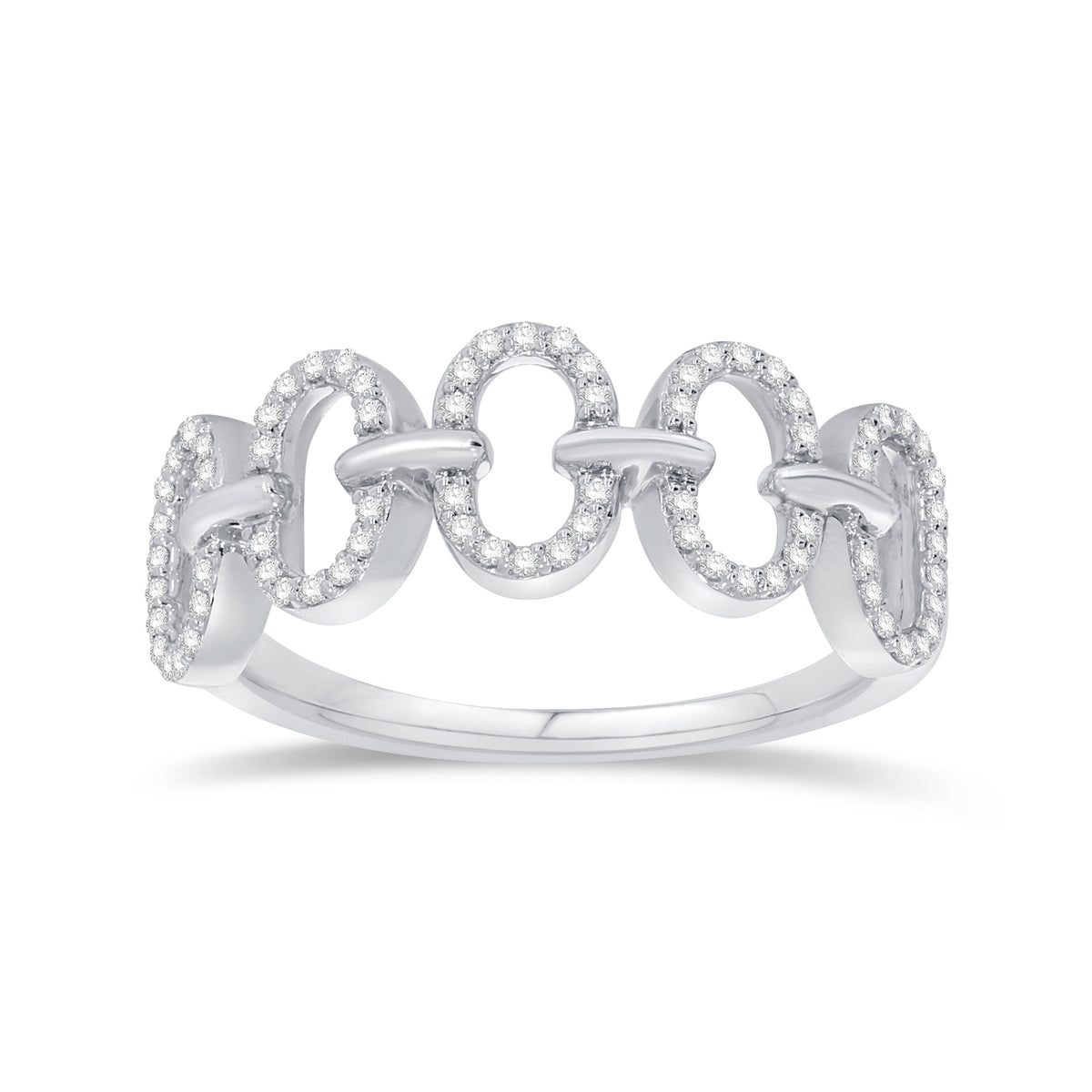 14K White Gold Lab-Grown Round Cut Diamond Ring, 0.22 CT, fine jewellery by Luster d'Anvers, Antwerp