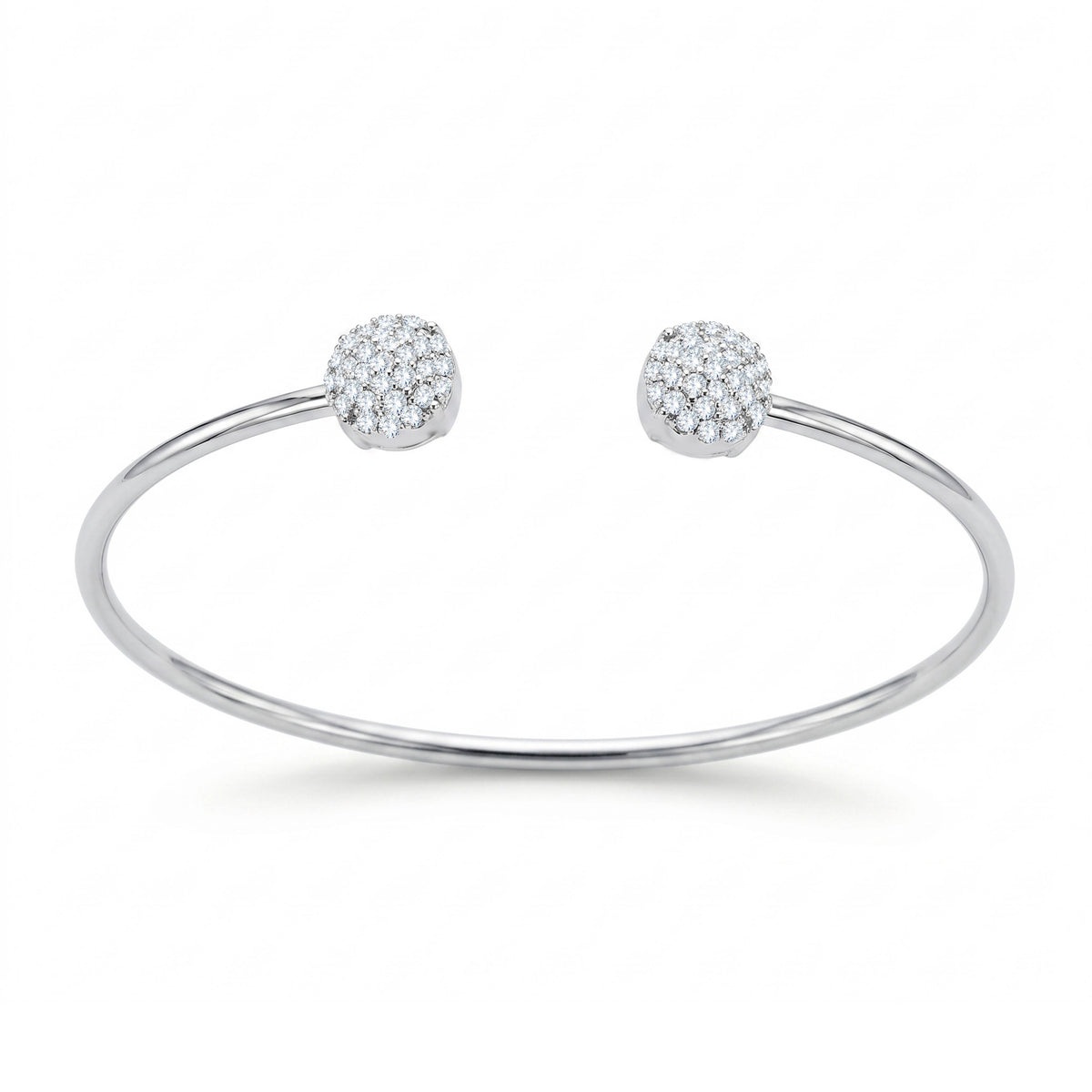 14K Yellow Gold Round Cut Lab-Grown Diamond Bangle – 0.77 CT, fine jewellery by Luster d'Anvers, Antwerp