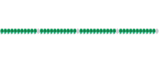 10K White Gold Round Cut Lab-Grown Diamond & Ruby Bracelet – 12.12 CT, fine jewellery by Luster d'Anvers, Antwerp