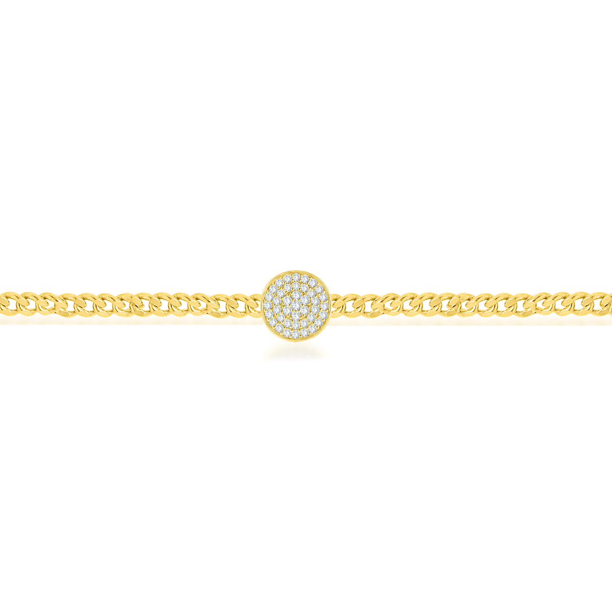 14K Yellow Gold Round Cut Lab-Grown Diamond Bracelet – 1.03 CT, fine jewellery by Luster d'Anvers, Antwerp
