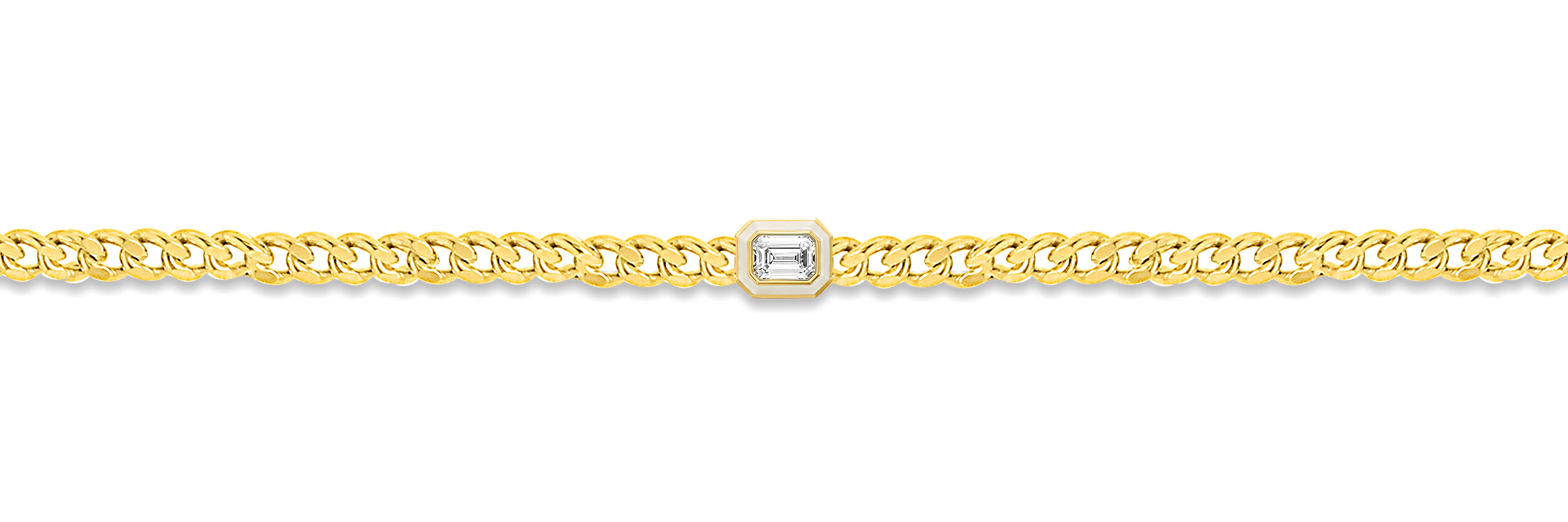 14K Yellow Gold Round Cut Lab-Grown Diamond Bracelet – 1.11 CT, fine jewellery by Luster d'Anvers, Antwerp