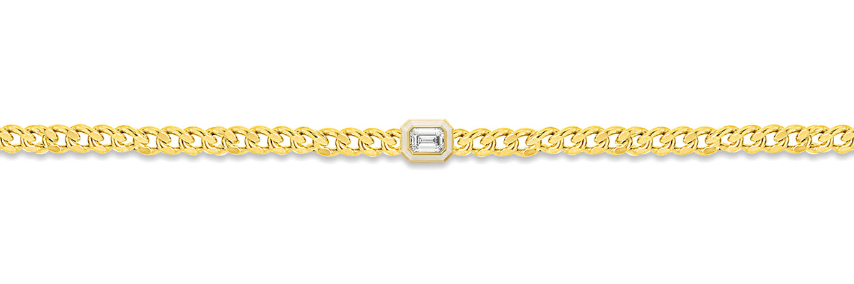 14K Yellow Gold Round Cut Lab-Grown Diamond Bracelet – 1.11 CT, fine jewellery by Luster d'Anvers, Antwerp