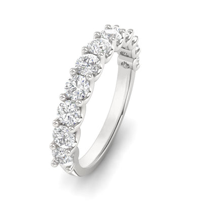 14K White Gold Round Cut Lab-Grown Diamond Ring – 1.19 CT, fine jewellery by Luster d'Anvers, Antwerp