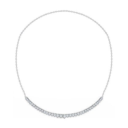 10K White Gold Round Cut Lab-Grown Diamond Necklace – 4.14 CT, fine jewellery by Luster d'Anvers, Antwerp