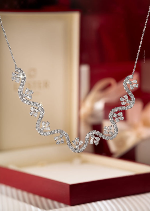 Luster D'Anvers diamond necklace collection - gold and diamond fine jewellery